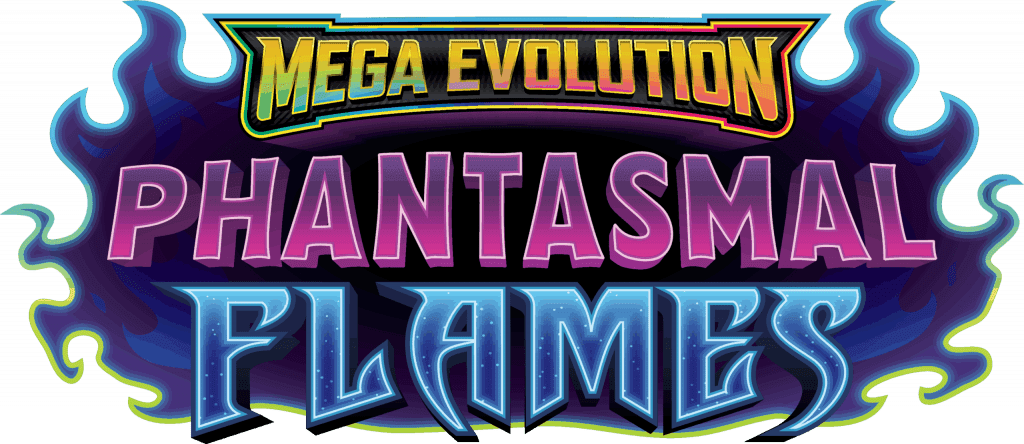 Tienda Nº1 de Cartas Pokémon TCG | Mystic Cards 5 Pokemon TCG Mega Evolution—Phantasmal Flames Logo scaled 1 1024x444 1