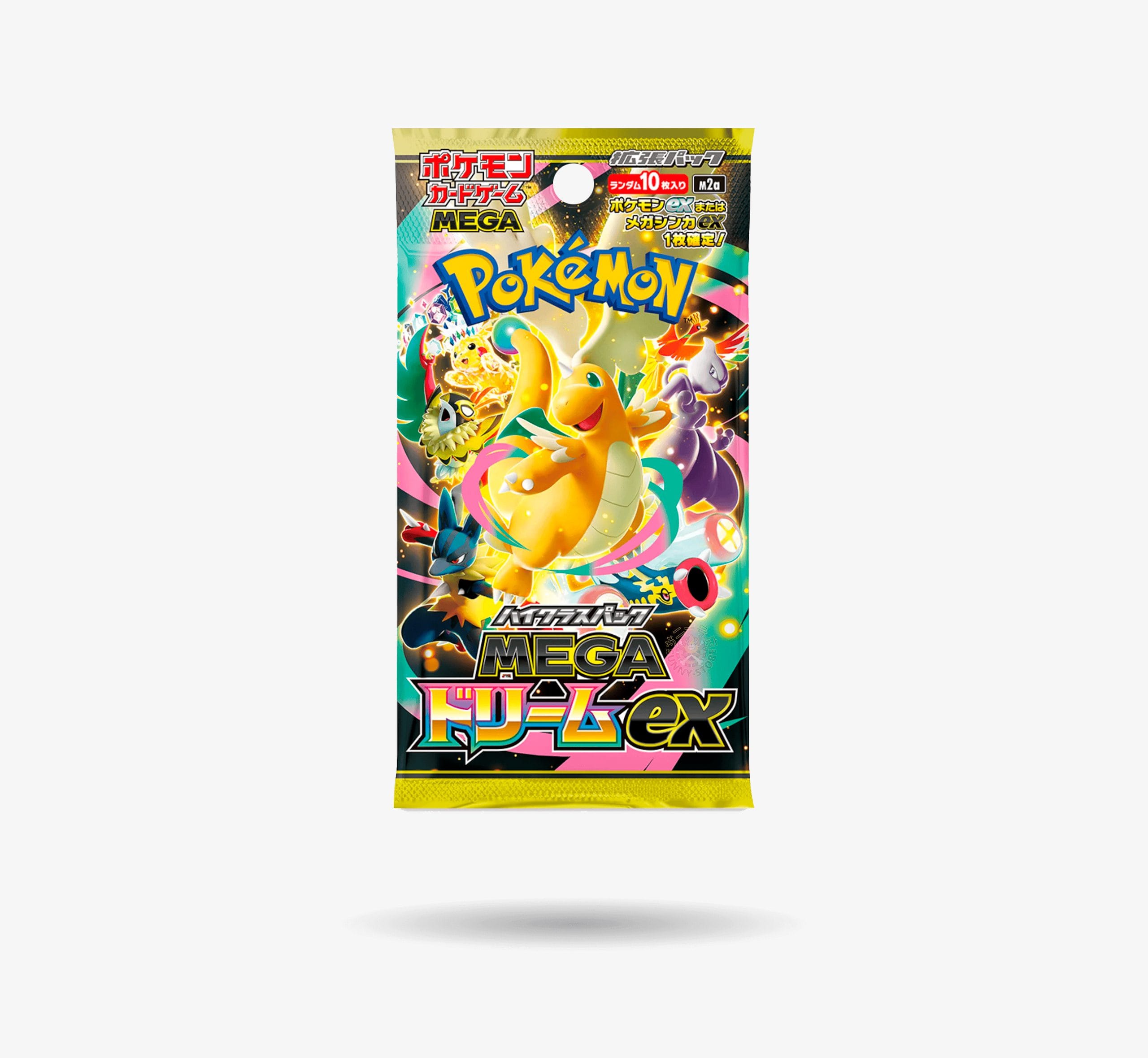 Sobre Pokémon Mega Dream ex japonés booster pack sellado 5 cartas